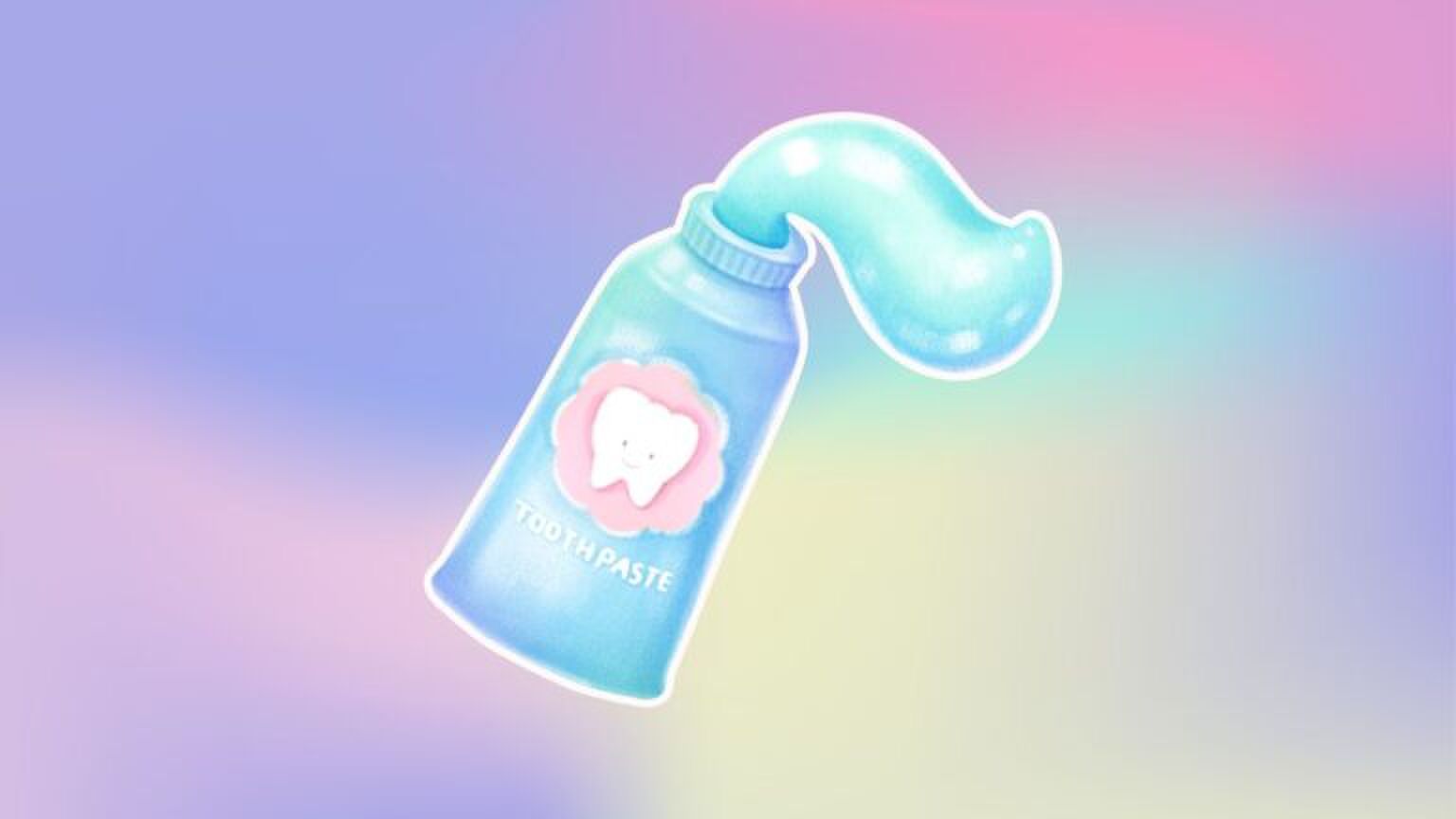 Illustratie van tandpasta.