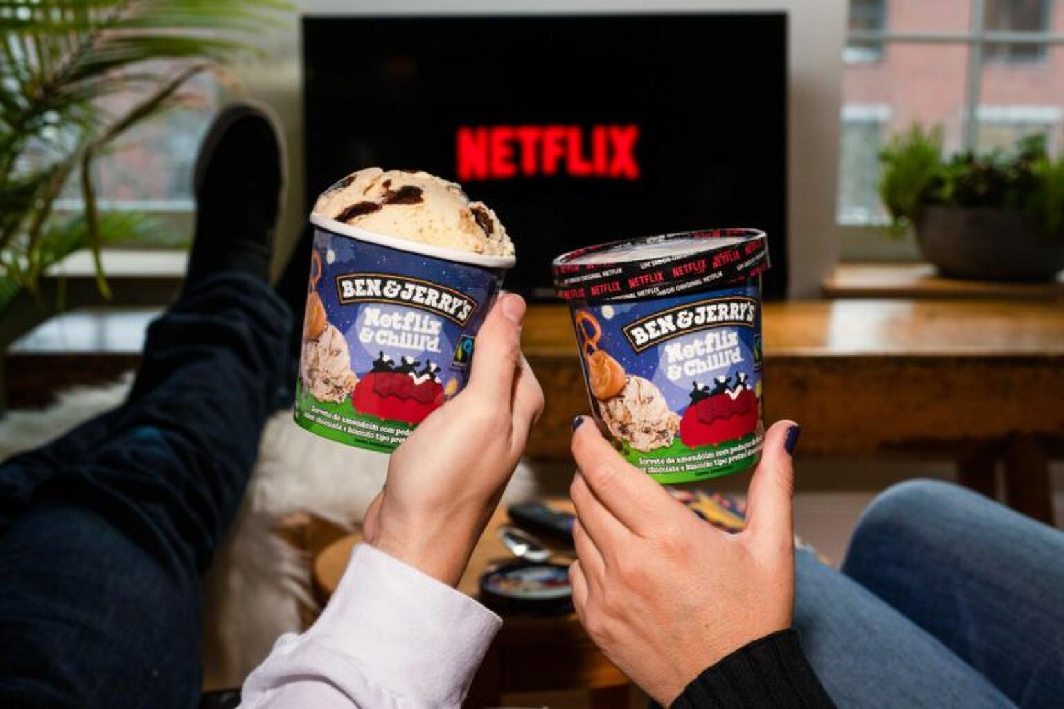 Ben & Jerry&rsquo;s komt met nieuwe smaak: &lsquo;Netflix & Chill&rsquo;