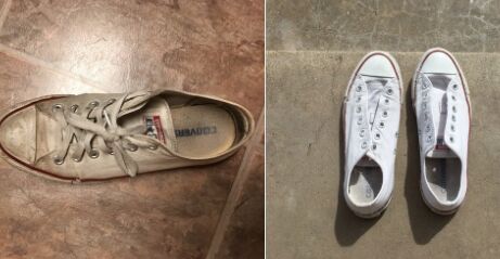 Dit is h&eacute;t middel om je sneakers weer volledig wit te krijgen