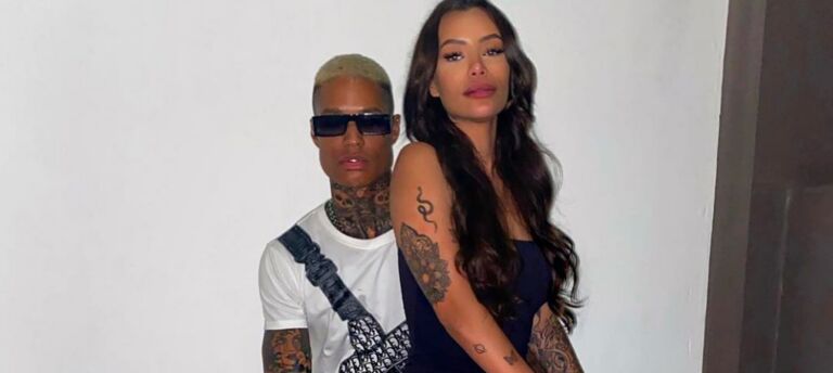 Oh oh: Yasmine Pierards is t&oacute;ch niet samen met tattooboy Tyrone