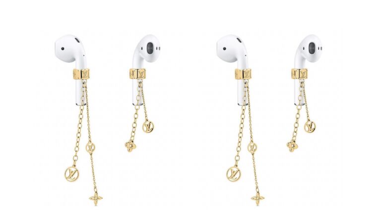 Airpods saai? Niet met deze &lsquo;airpod-oorbellen&rsquo; van Louis Vuitton