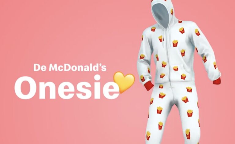 Maak kans: McDonald&rsquo;s verloot nu speciale onesies voor jou en je bestie