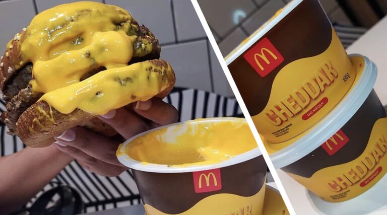 Gespot: McDonald&rsquo;s verkoopt nu deze bakjes met overheerlijke Cheddar Cheese dip