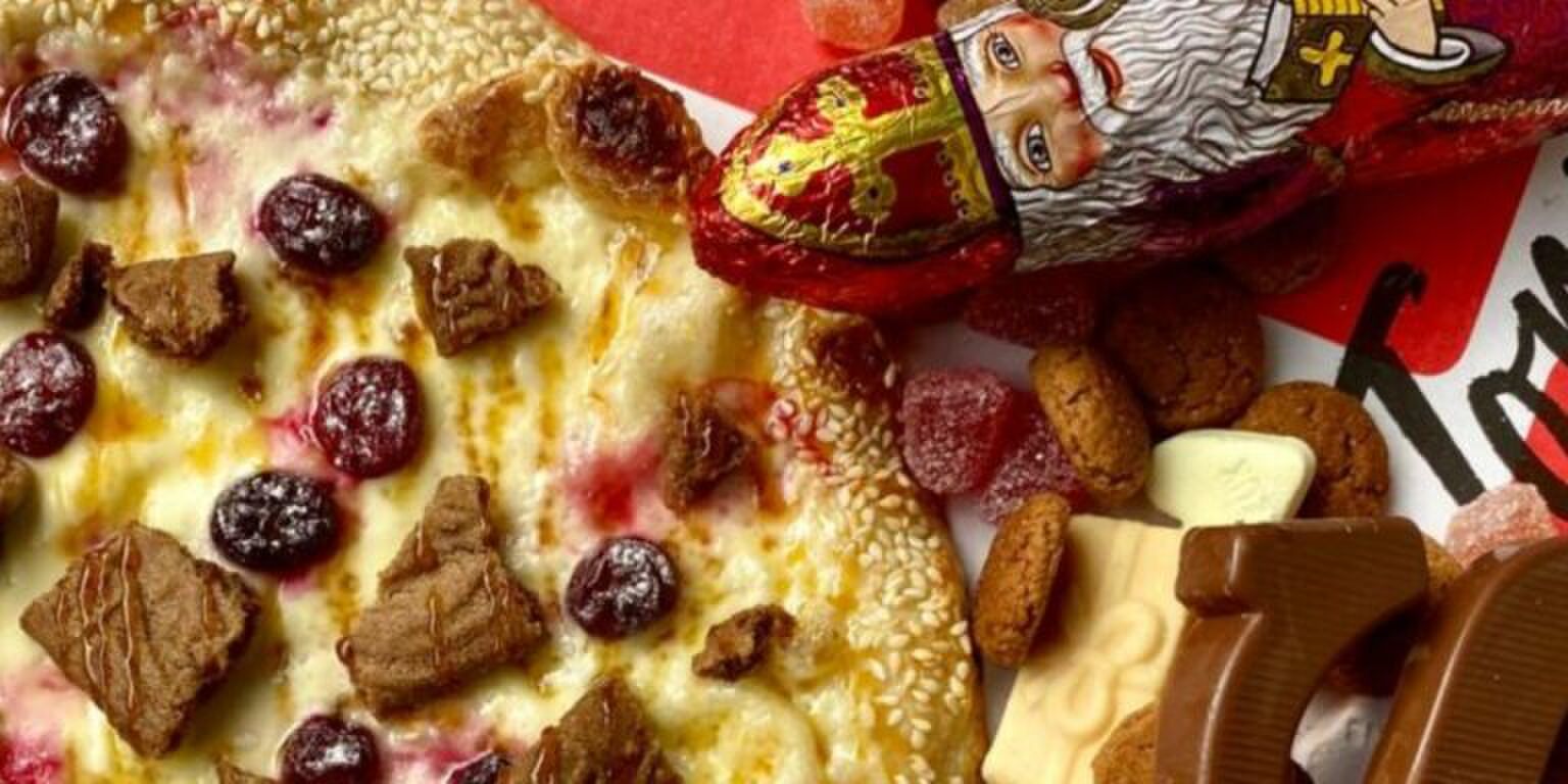 Pizza a la Sinterklaas: deze zoete pizza van Toni Loco wil je proeven