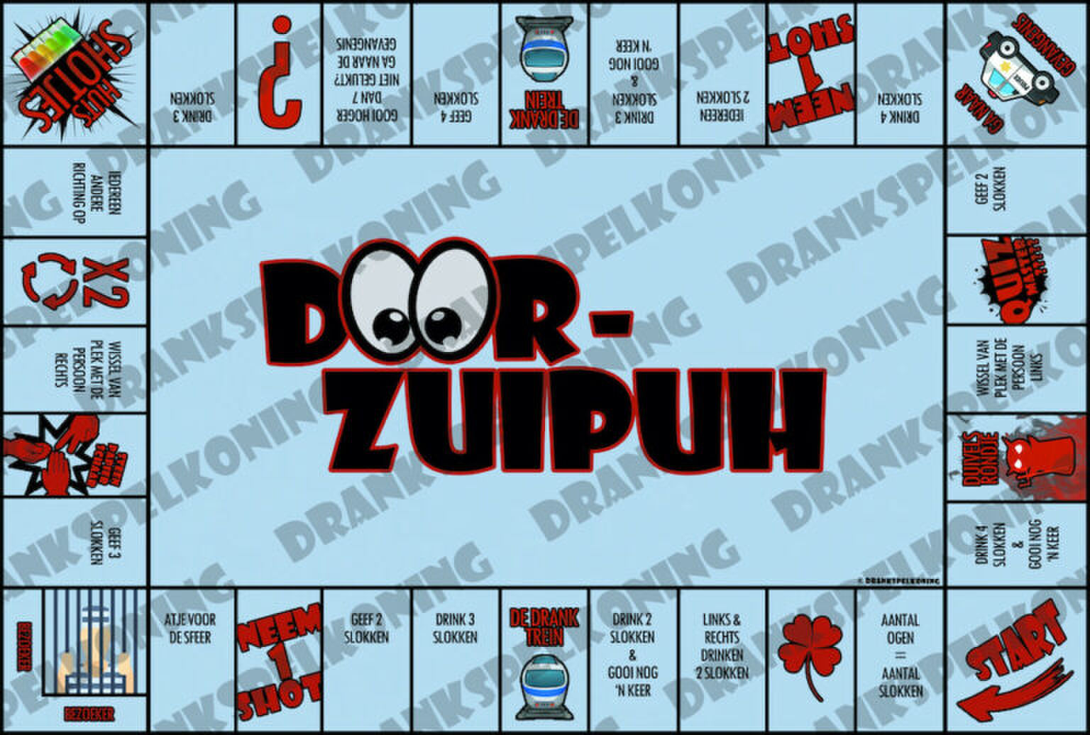 DoorZuipuh wordt h&eacute;t nieuwe drankspel voor wanneer de ouderwetse avonden weer doorgaan