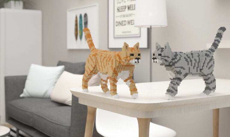 Dit wil je: je kunt nu een lego-variant van jouw kat bestellen