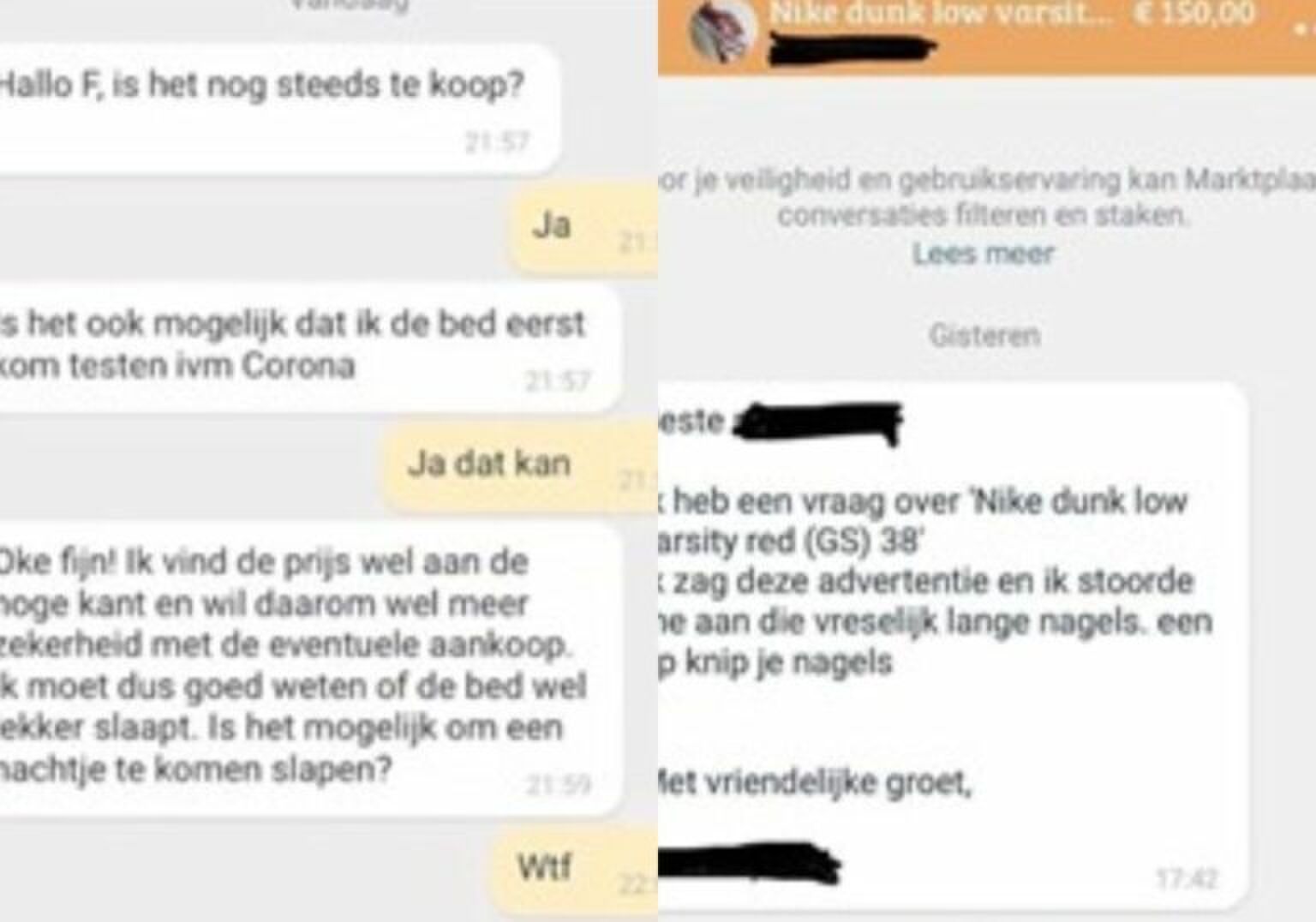Wil je zien: 8 x hilarische gesprekken op Marktplaats