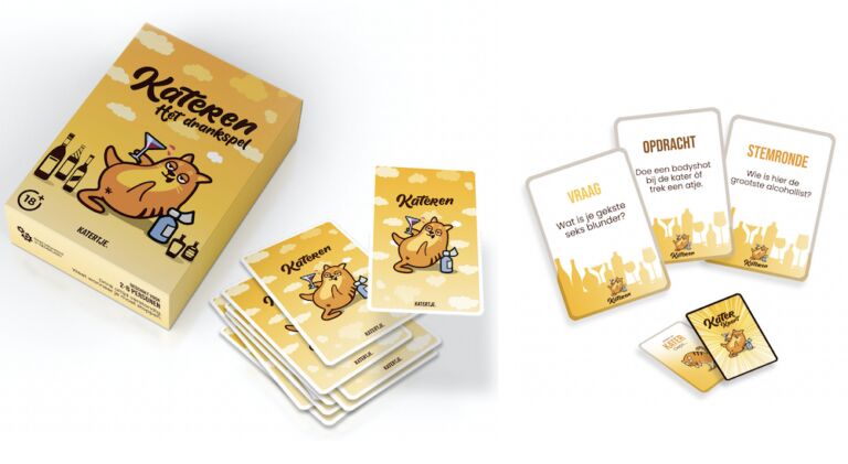 Met dit nieuwe drankspel &lsquo;Kateren&rsquo; wordt jullie vriendinnenavond onvergetelijk