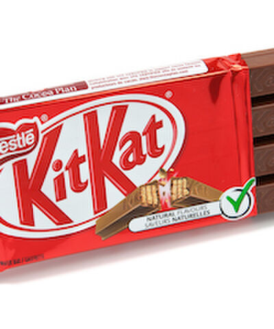 Je raadt nooit waar de binnenkant van een KitKat van gemaakt is!