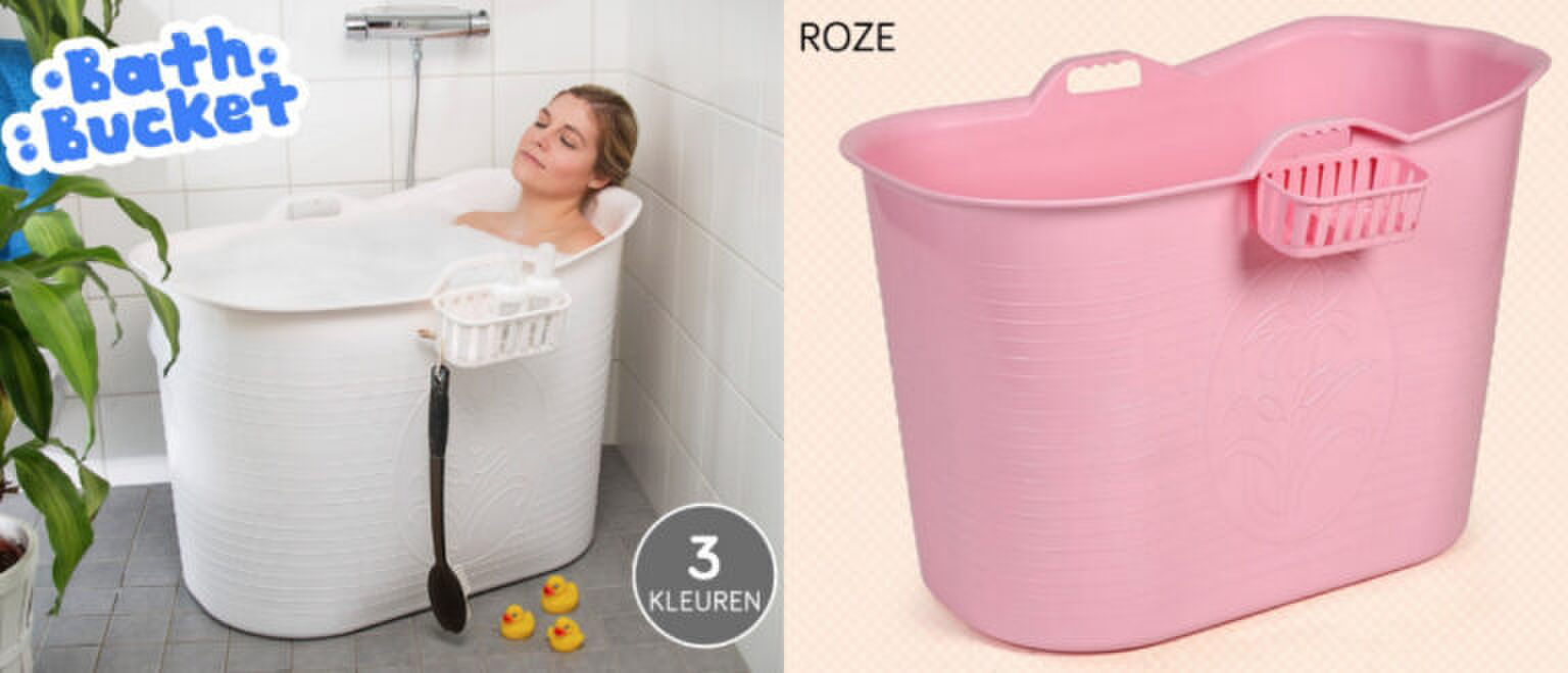 Heb je geen bad in huis? Met deze Bath Bucket kun je toch badderen