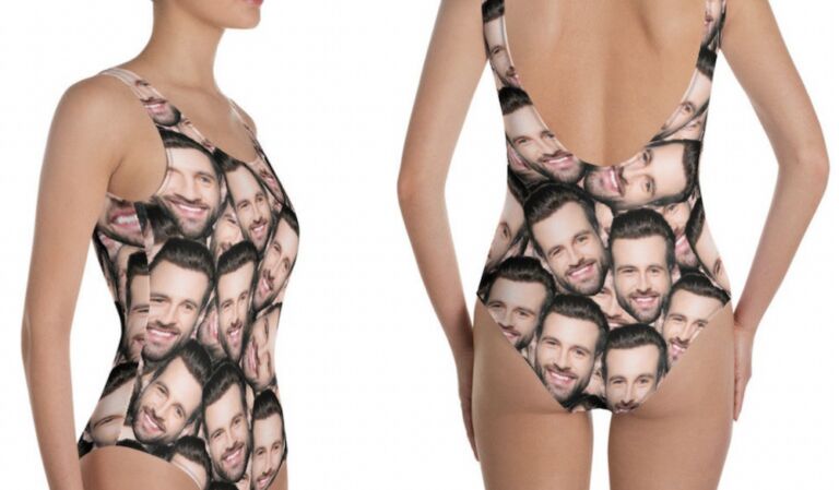 Hilarisch: je koopt nu dit gepersonaliseerde badpak (met het gezicht van je lover, bestie of huisdier erop)
