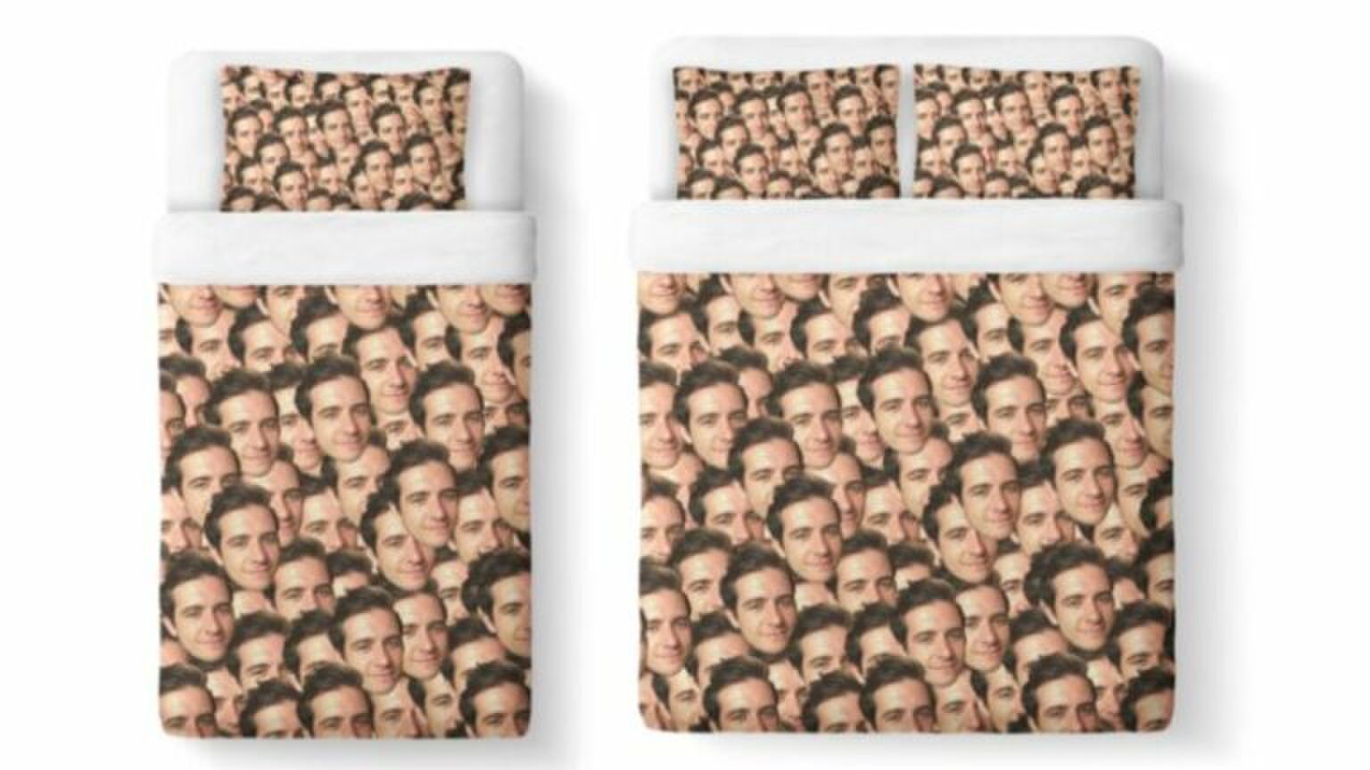 Hilarisch! Je kunt nu slapen onder een dekbed met het hoofd van jouw bestie