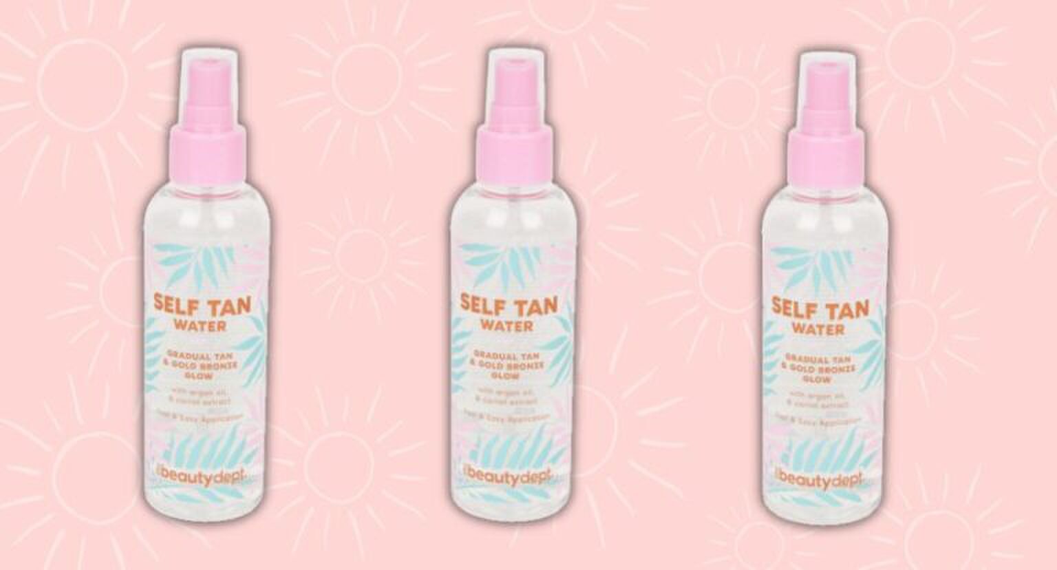 self tan water Actionn