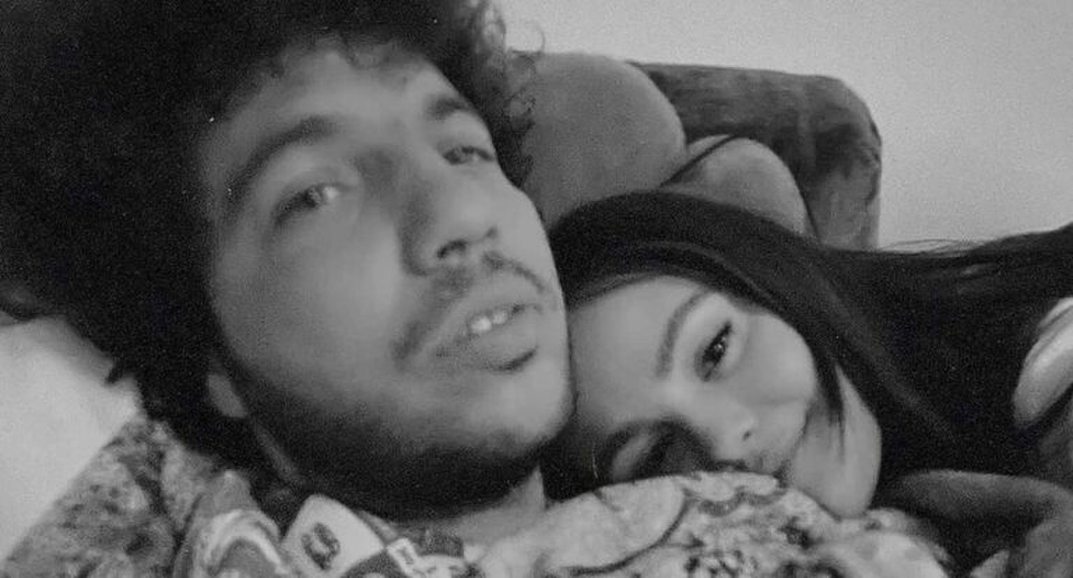 Een selfie van Benny Blanco en Selena Gomez.