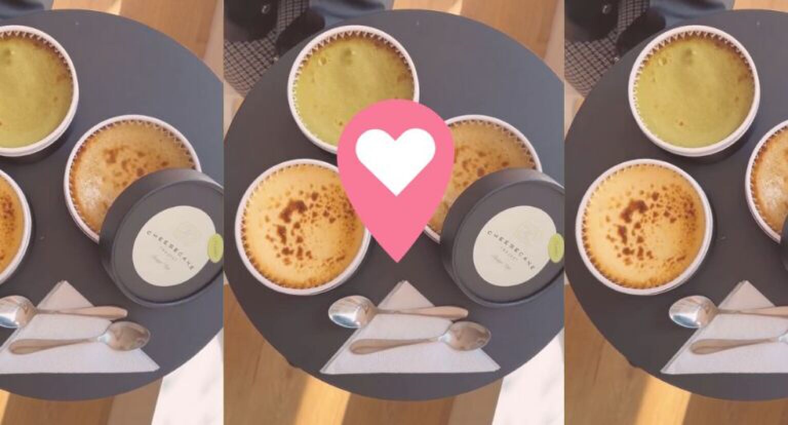 Foto van verschillende cheesecakes bij Cheesecake Project Amsterdam.