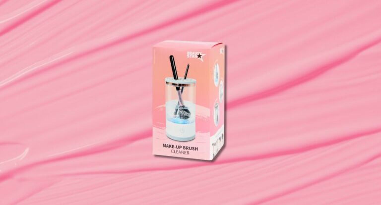 Foto van de make-up brush reiniger.