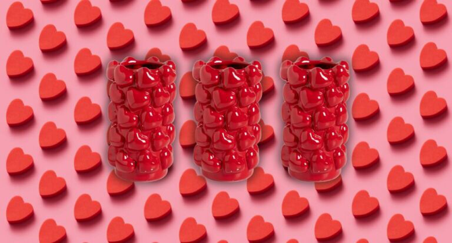 Een vaas uit de nieuwe collectie van Kwantum.