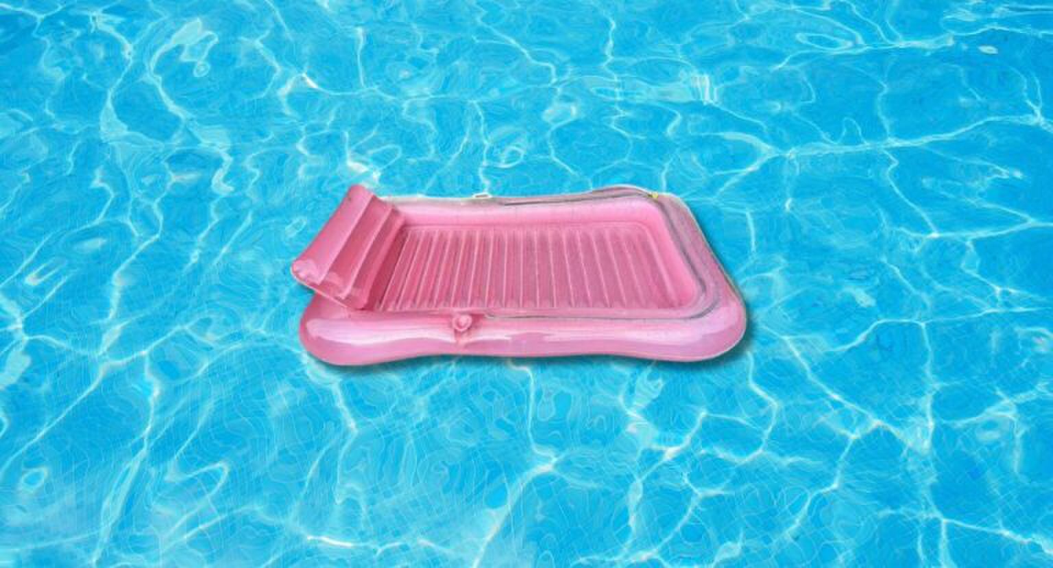 Illustratie van de tanning pool.