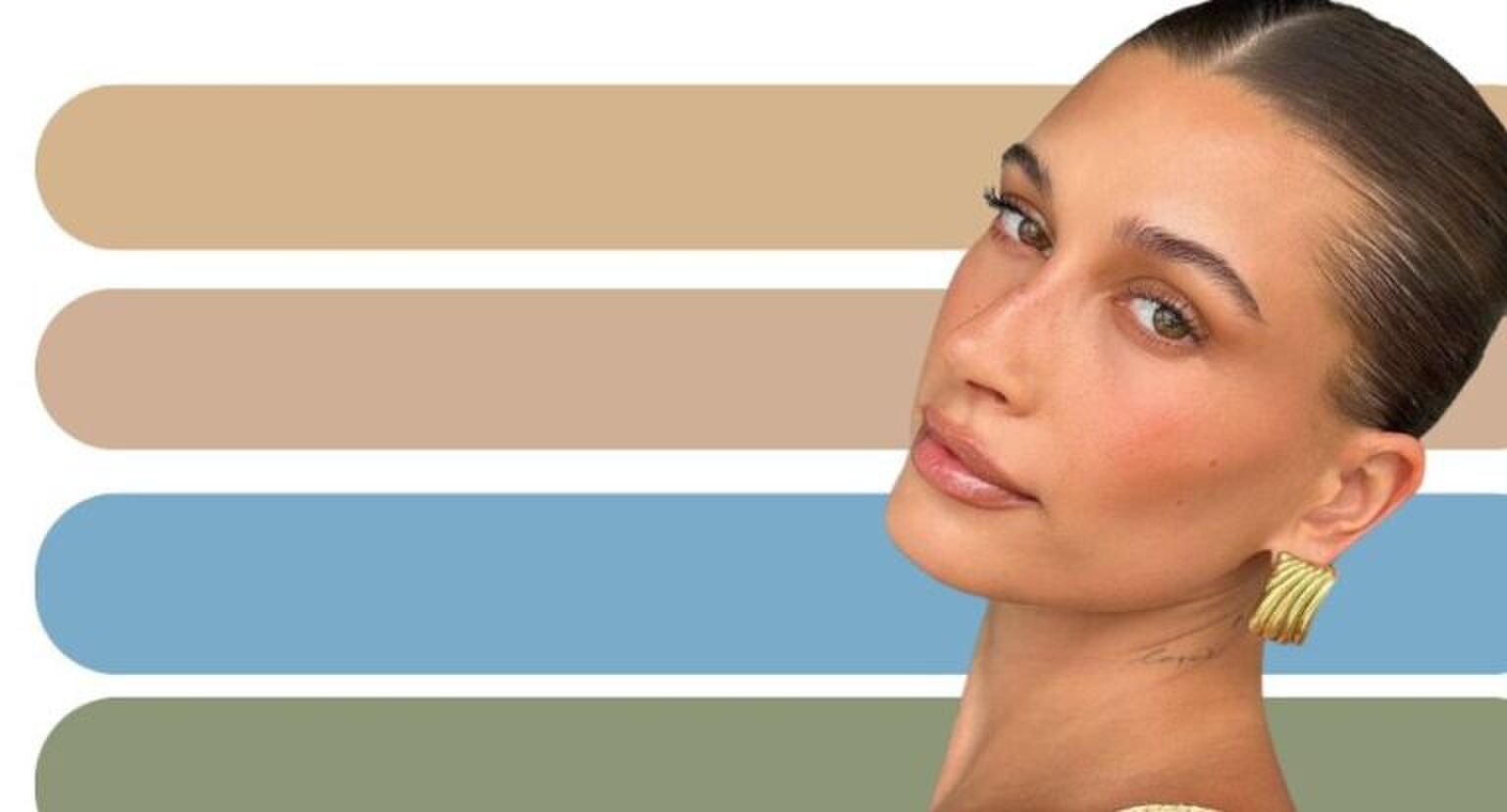 Hailey Bieber kleuranalyse.