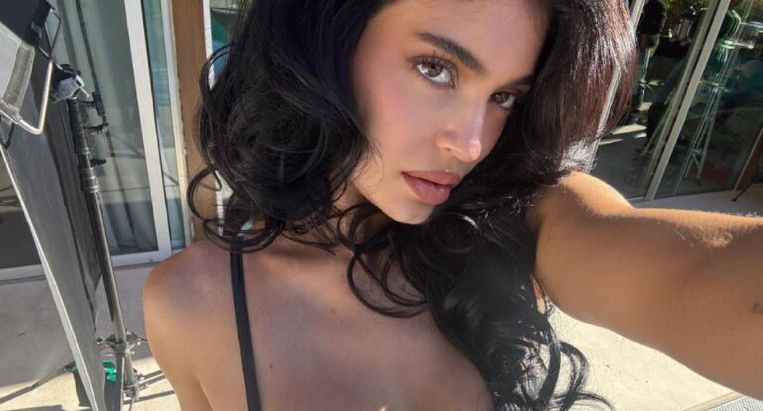 Een selfie van Kylie Jenner.
