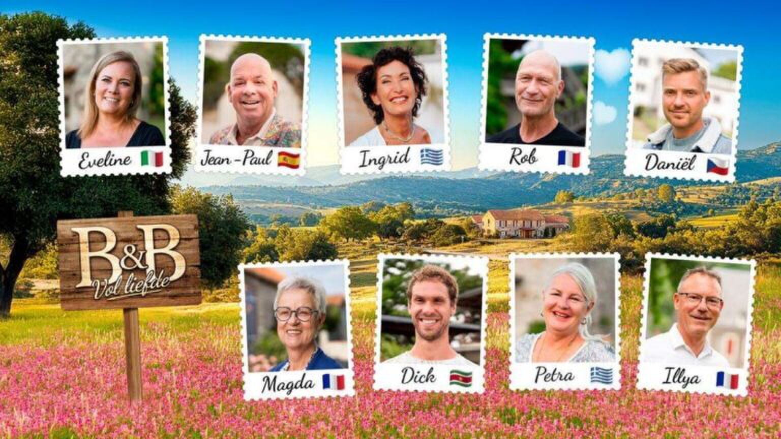 Nieuwe deelnemers van B&B Vol Liefde seizoen 2025.