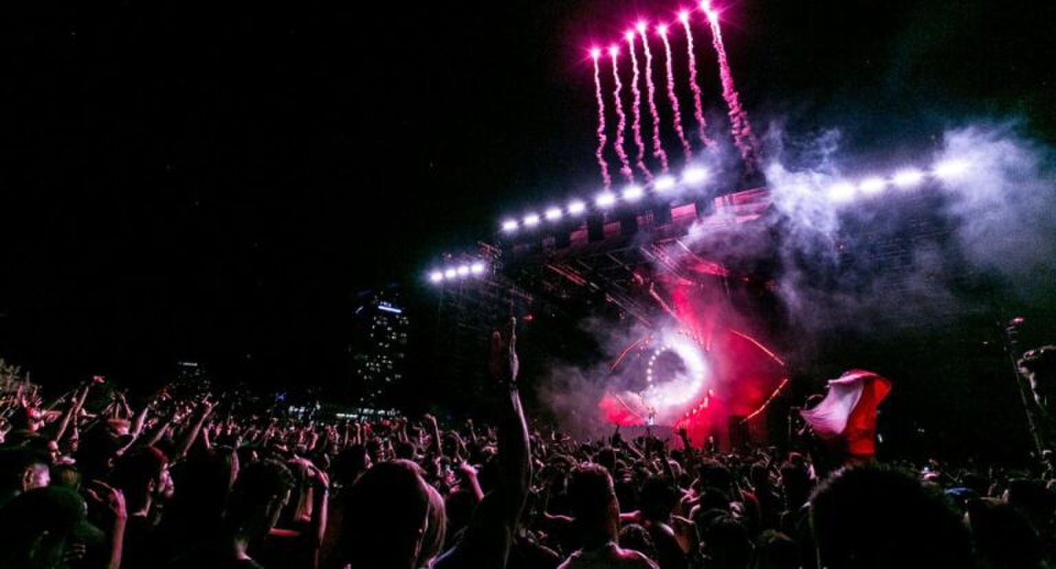 Foto van een concert.