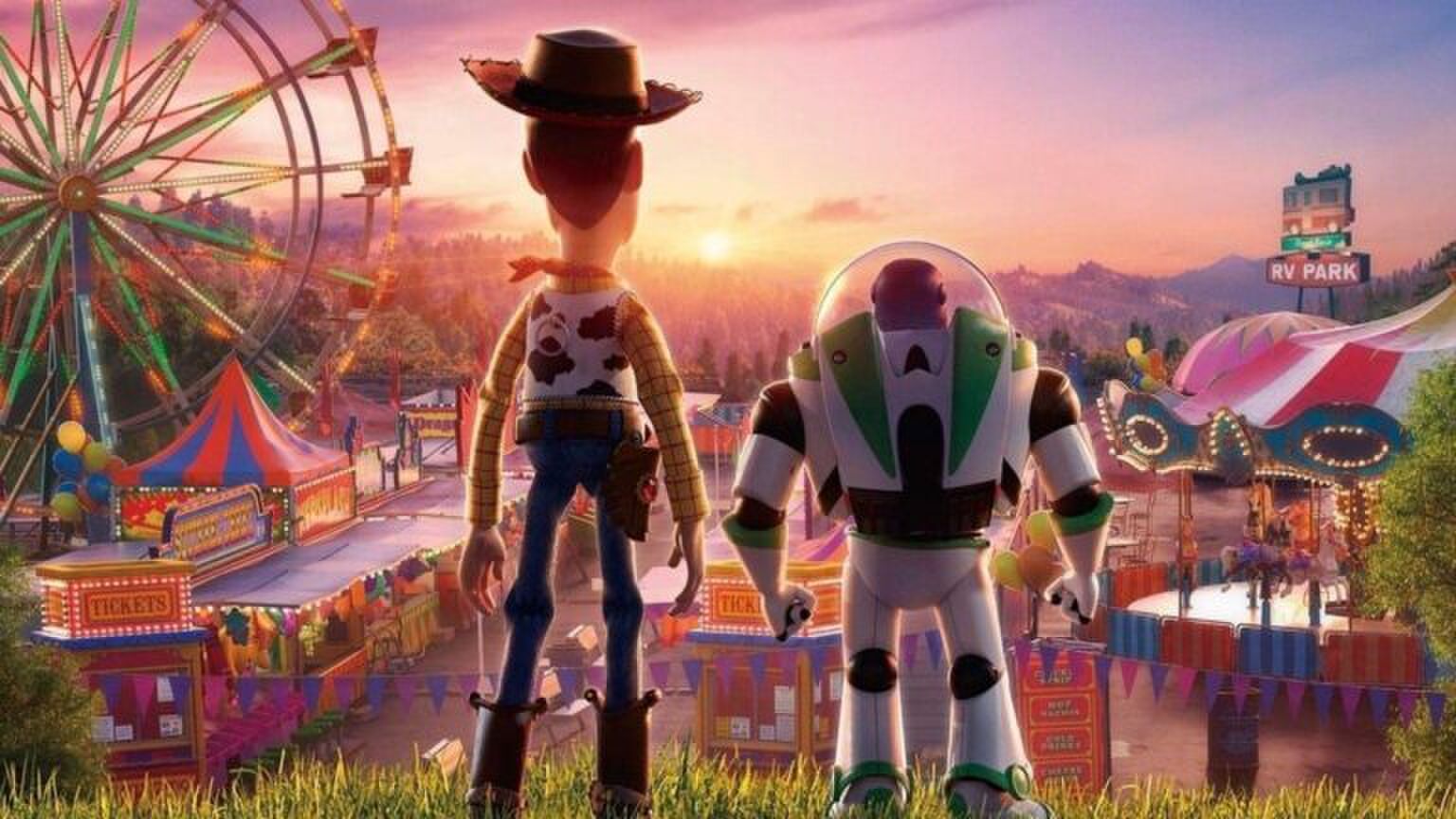 Buzz en Woody in Toy Story 4.