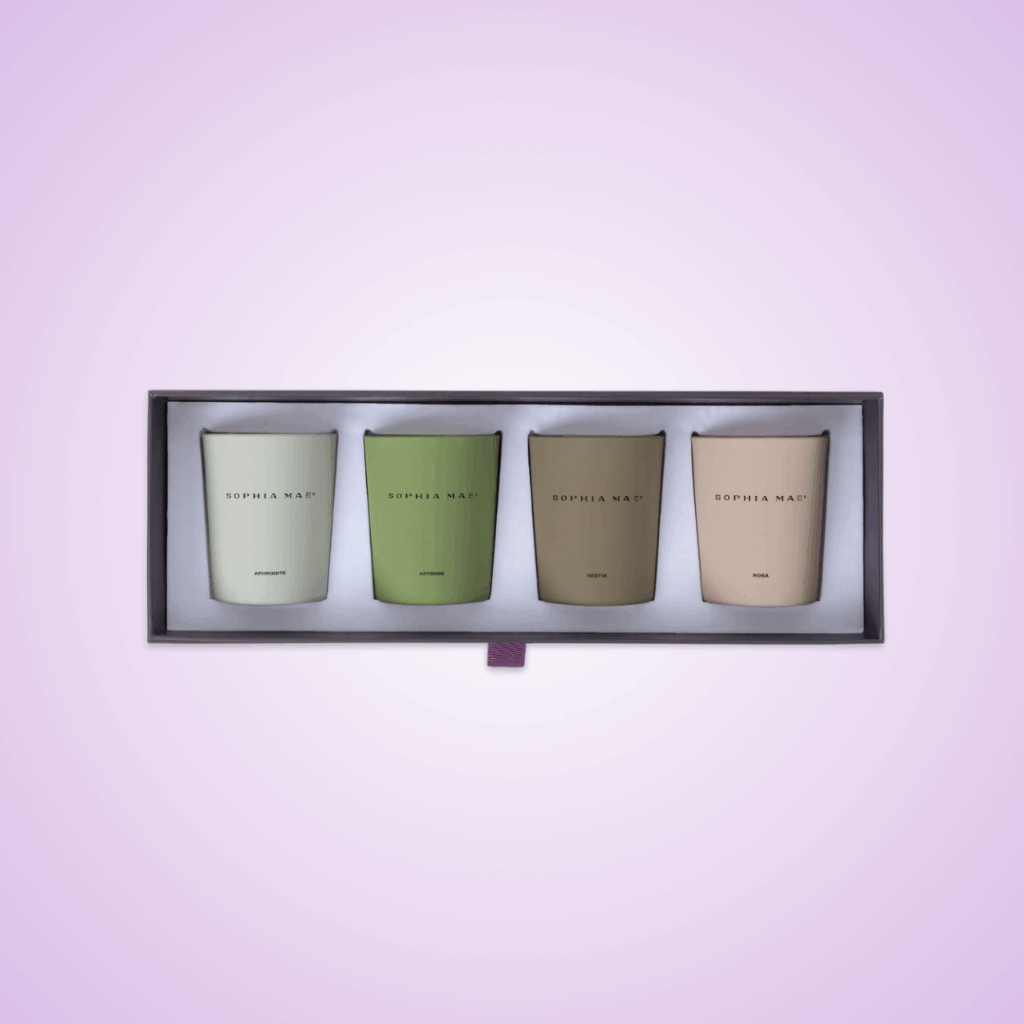 SOPHIA MAE Discovery set luxe mini geurkaarsjes