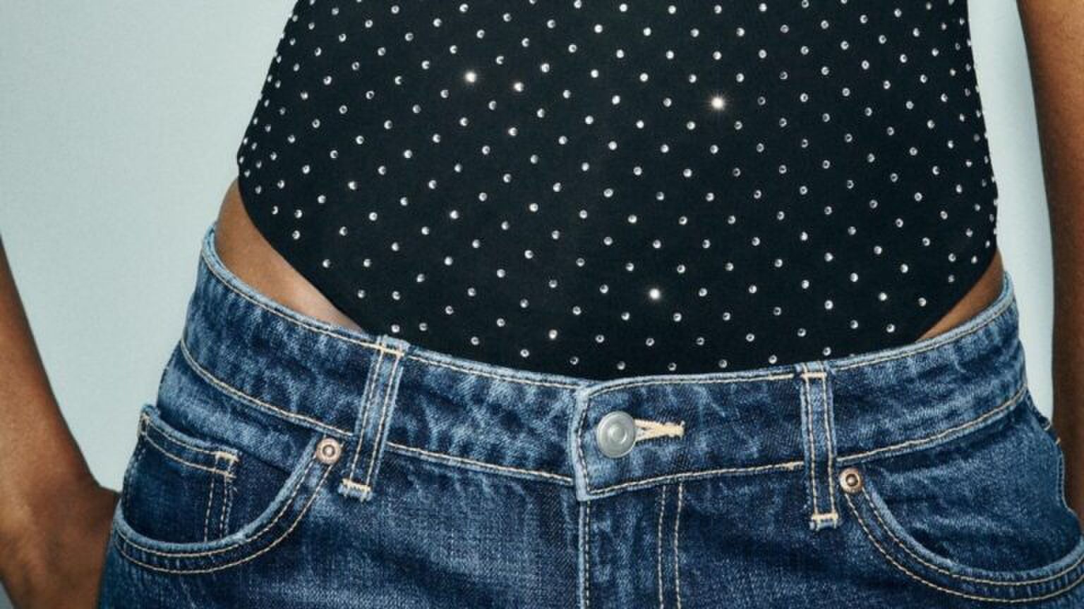 De glitter body van ZARA.