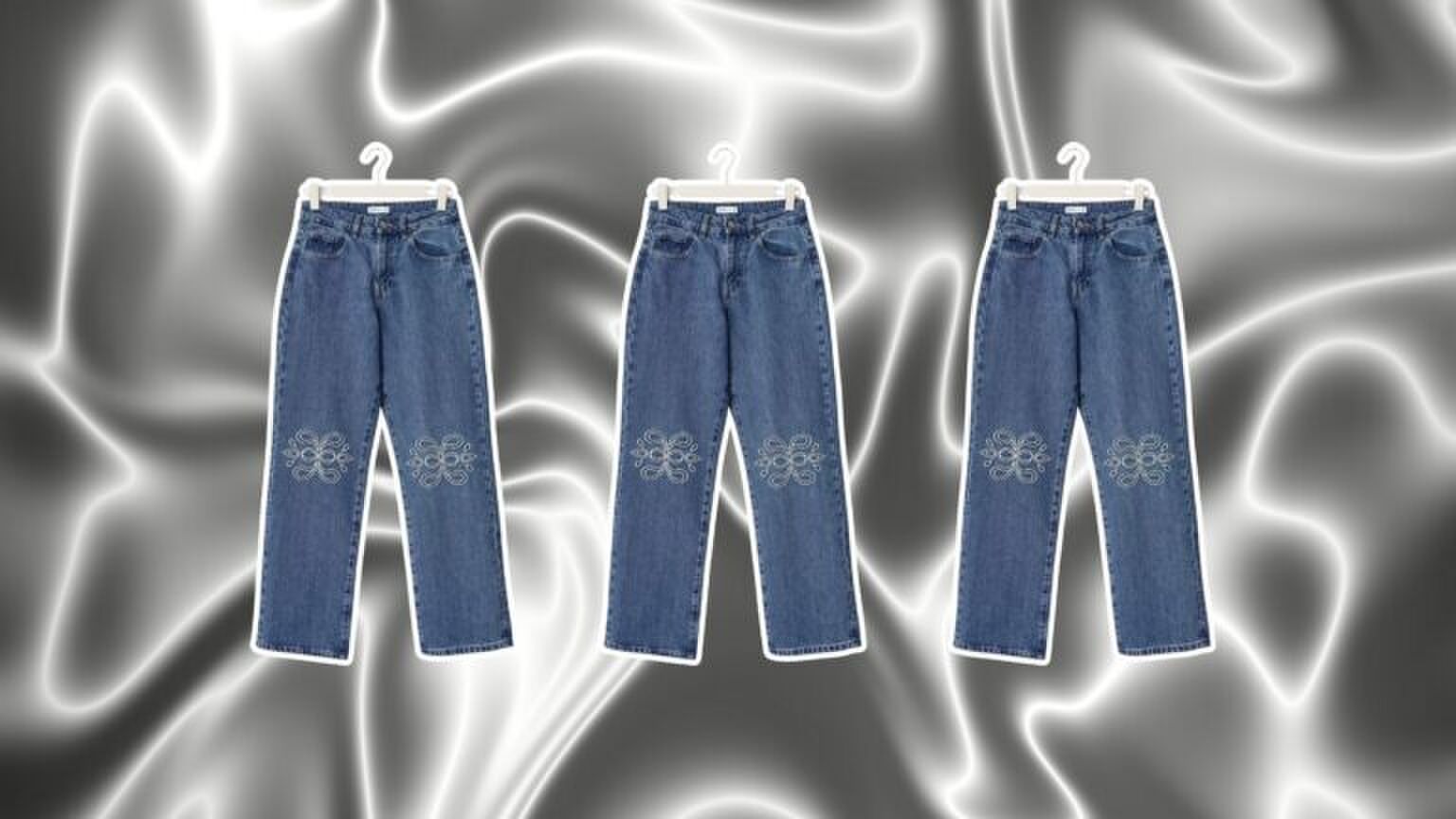 De jeans van Gina Tricot.