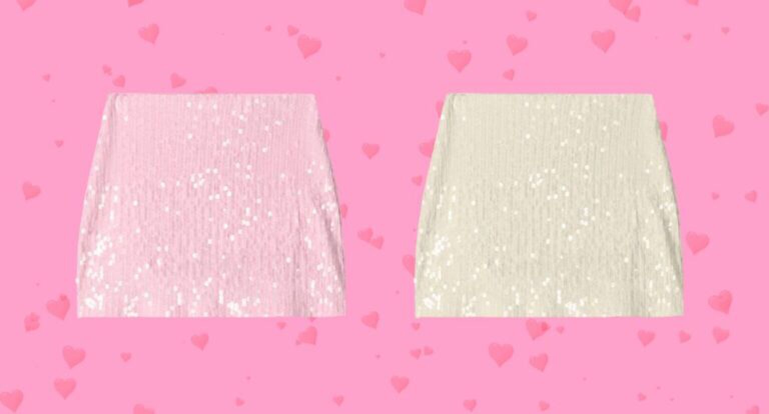 Twee minirokjes naast elkaar.