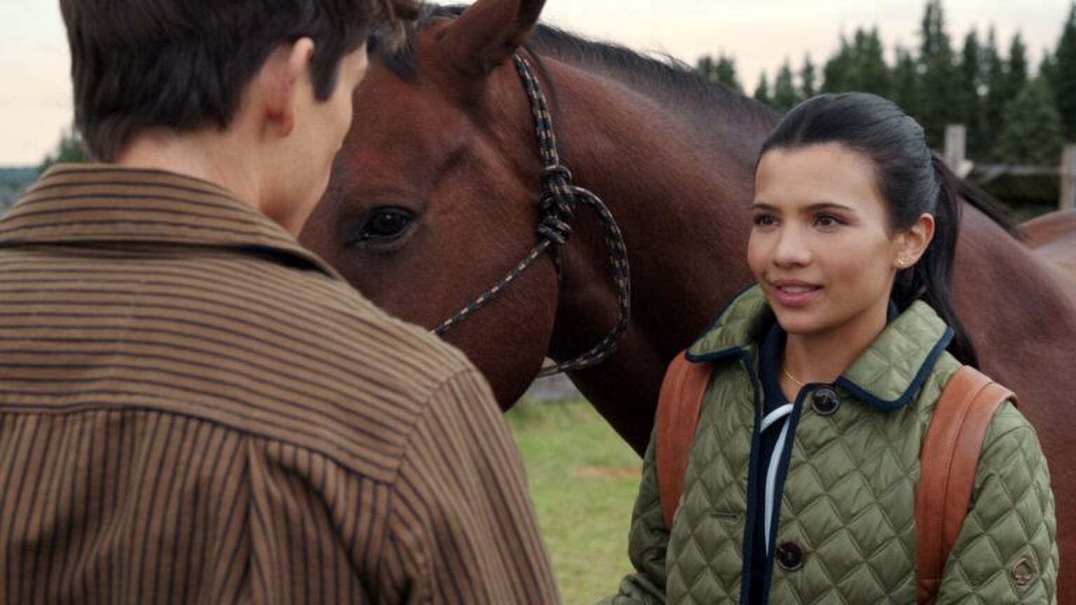 Een scene uit het nieuwe seizoen tussen Jackie en Alex.