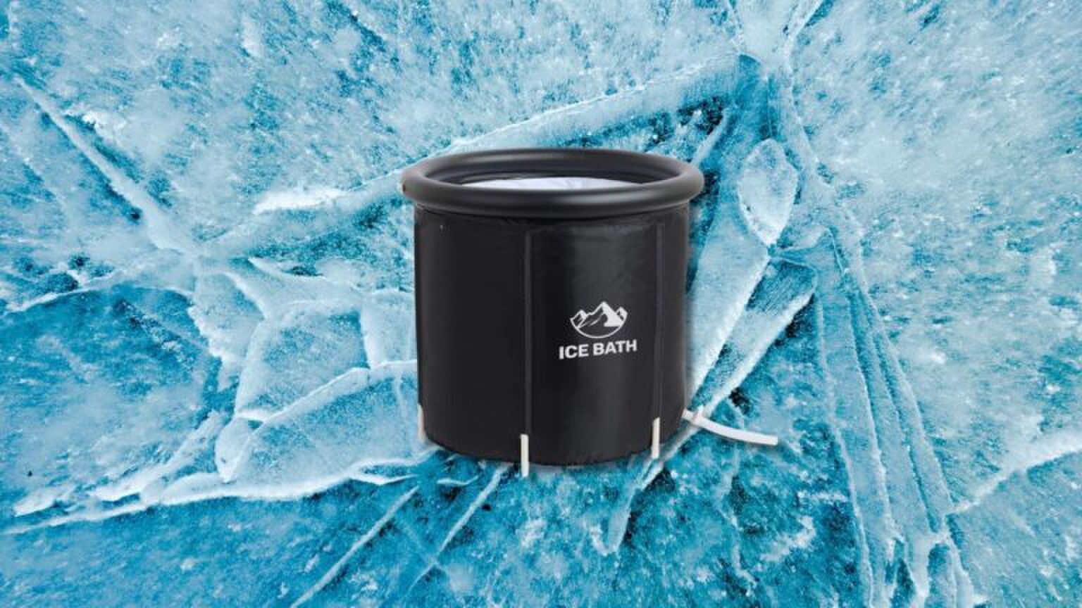 Opblaasbaar ijsbad van Action.