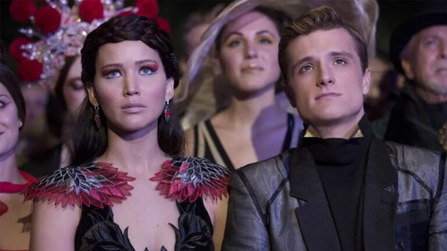 Peeta en Katniss.