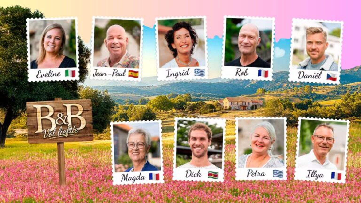 De deelnemers van B&B Vol Liefde 2025.