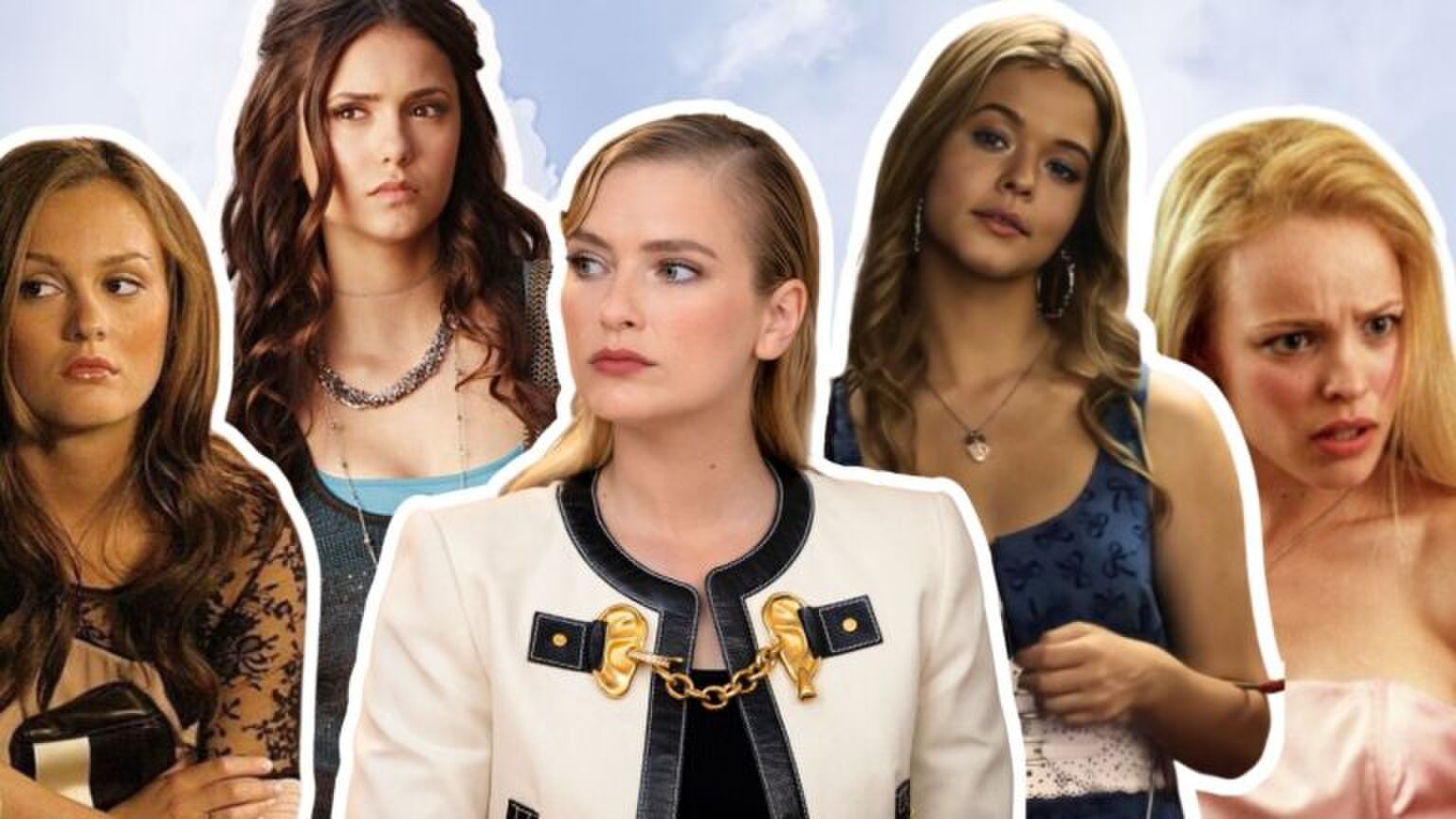 Verschillende vrouwelijke personages uit series die nooit jaloers zijn.