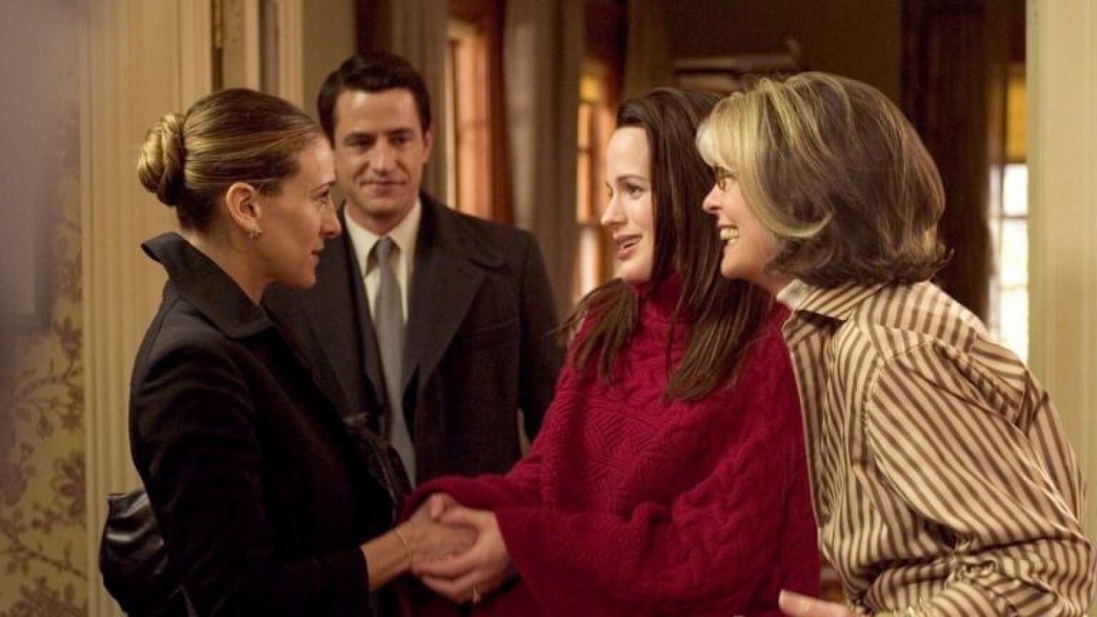 Het hoofdkarakter uit de film The Family Stone ontmoet haar vriends familie