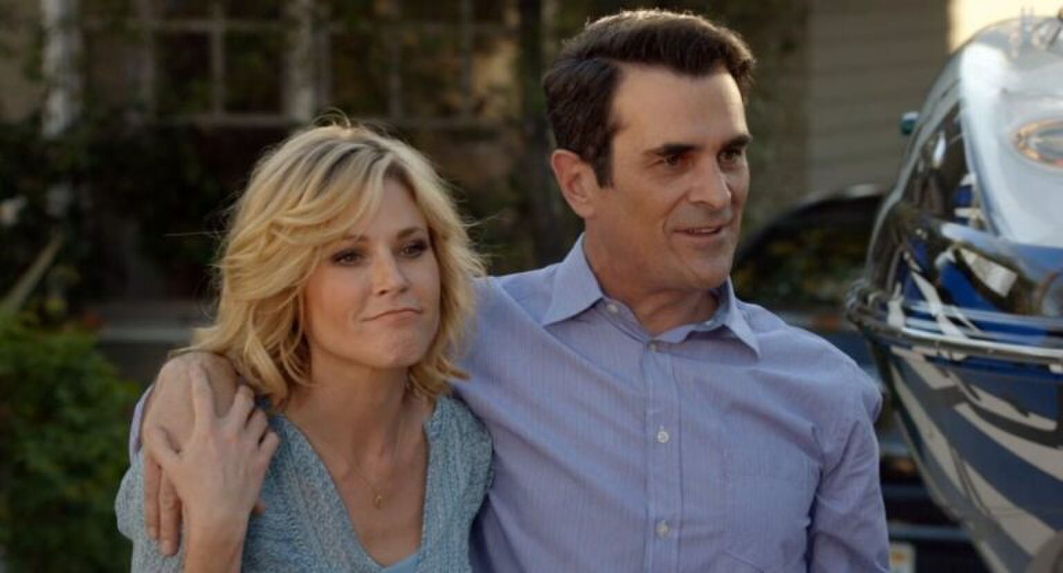Claire en Phil in Modern Family