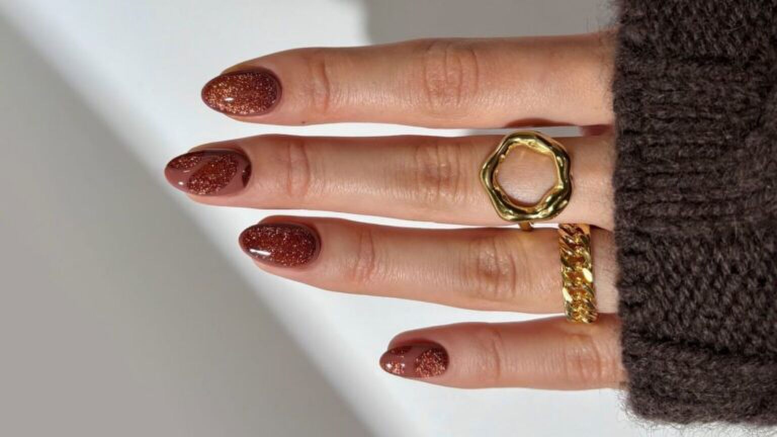Cinnamon-Sugar nagels