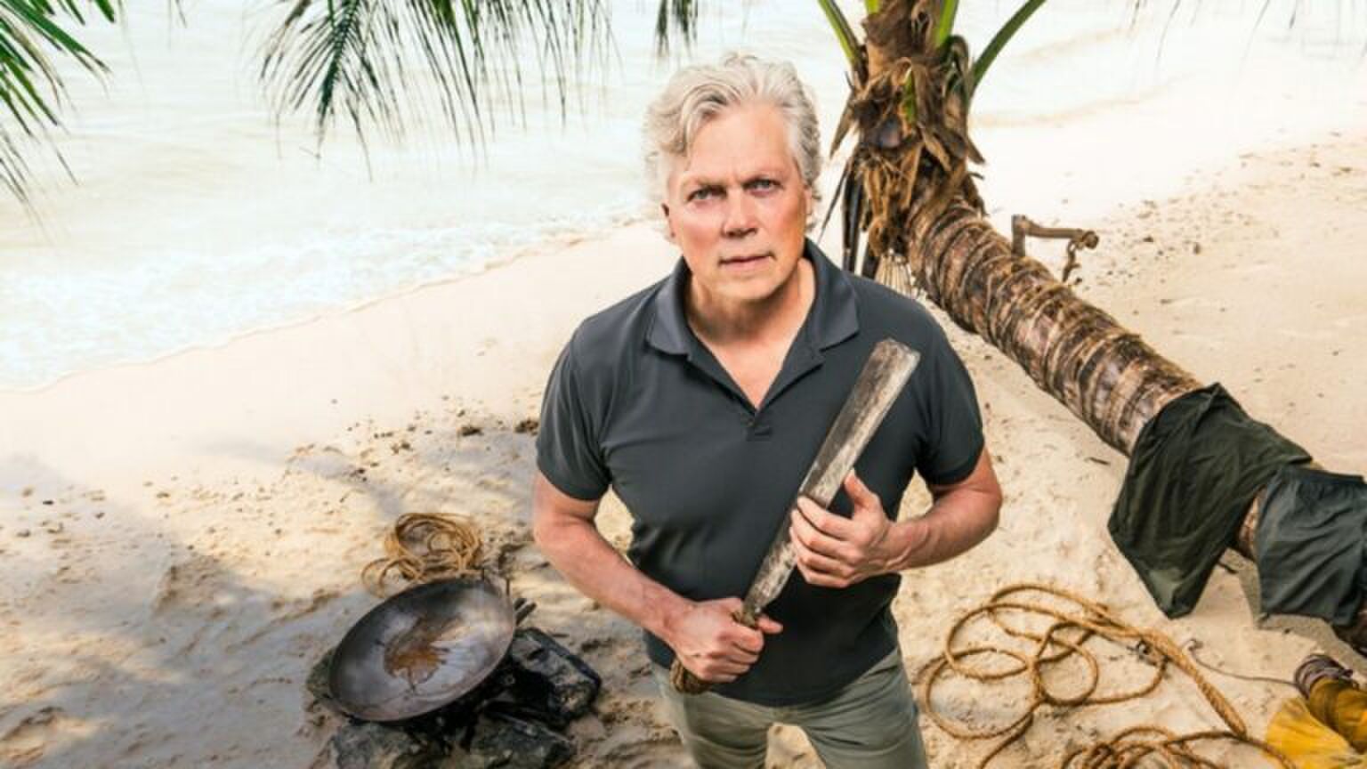 Roelof in Expeditie Robinson.