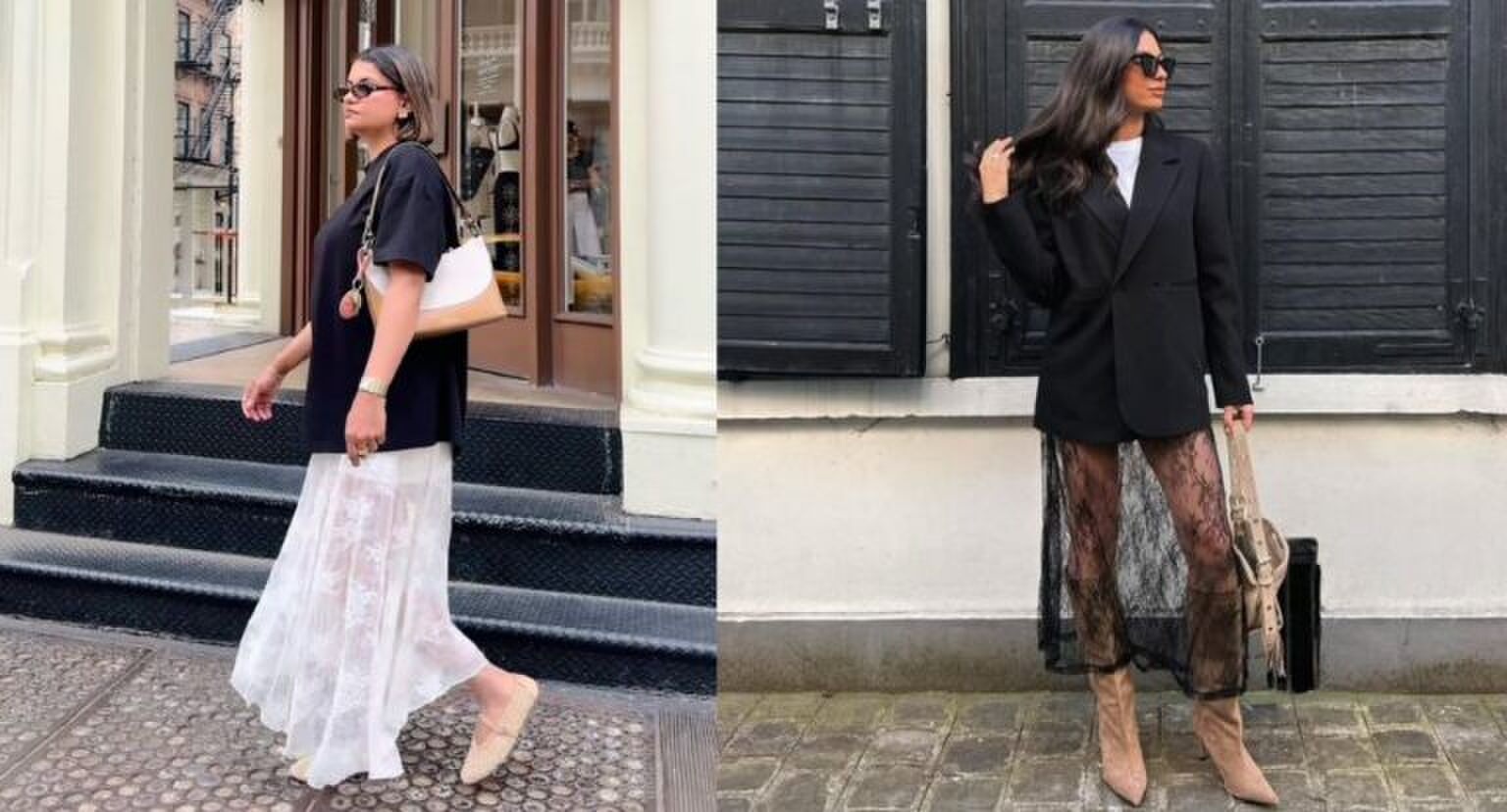 Twee meiden poseren.