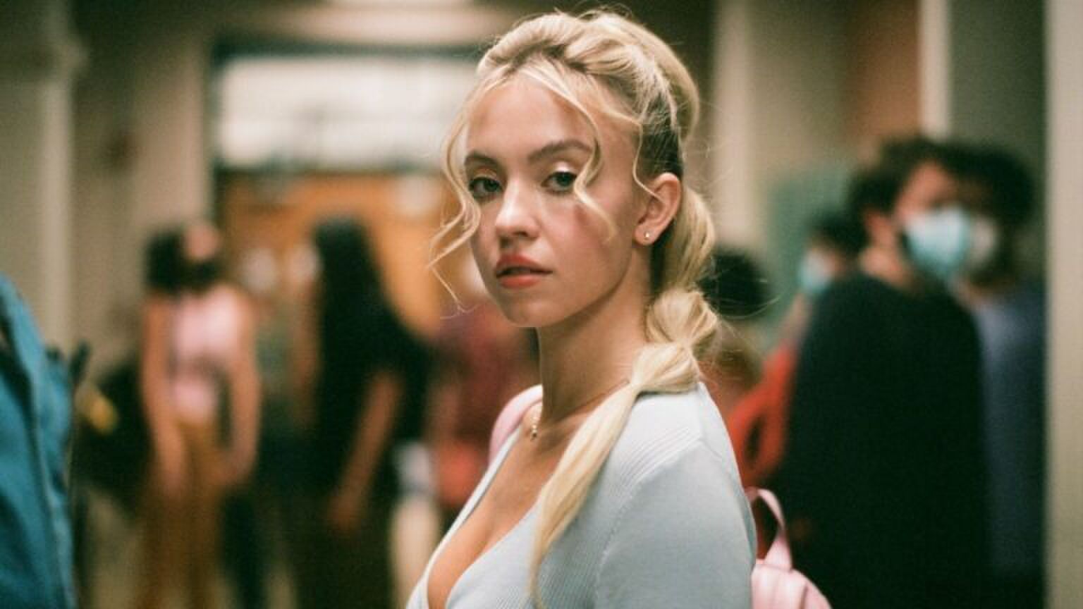 Foto van Sydney Sweeney, als Cassie in Euphoria.