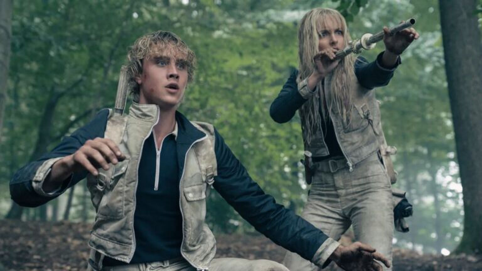 Haymich en Maysilee Donner in The Hunger Games: Sunrise on the Reaping.