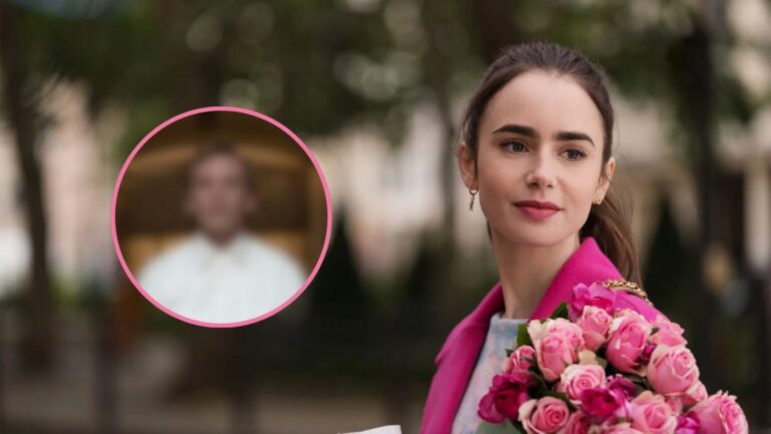 Lily Collins in Emily in Paris.