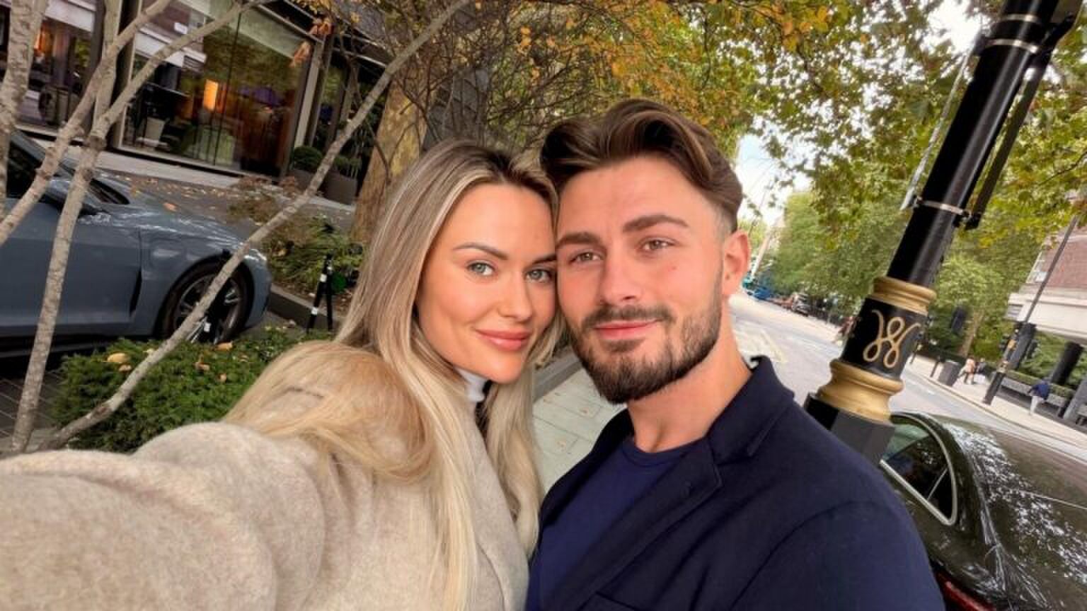 Megan Desaever en haar man.