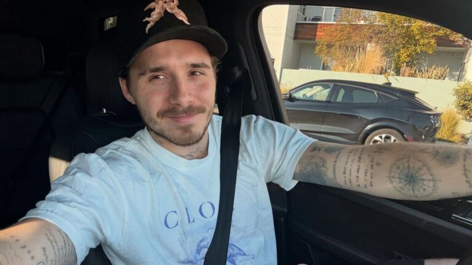 Selfie van Brooklyn Beckham.