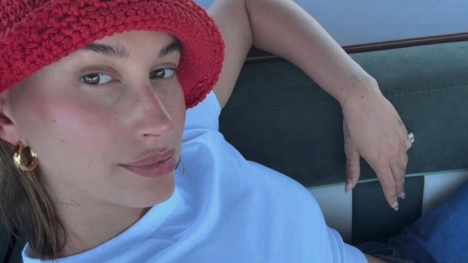 Selfie van Hailey Bieber