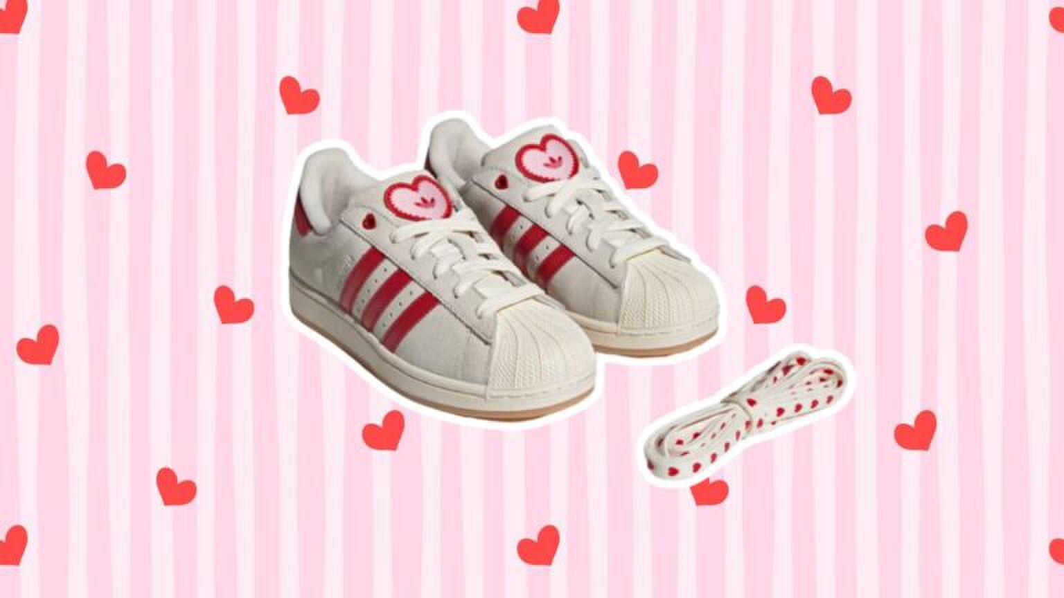 Adidas Spezial-sneakers in Valentijns variant.