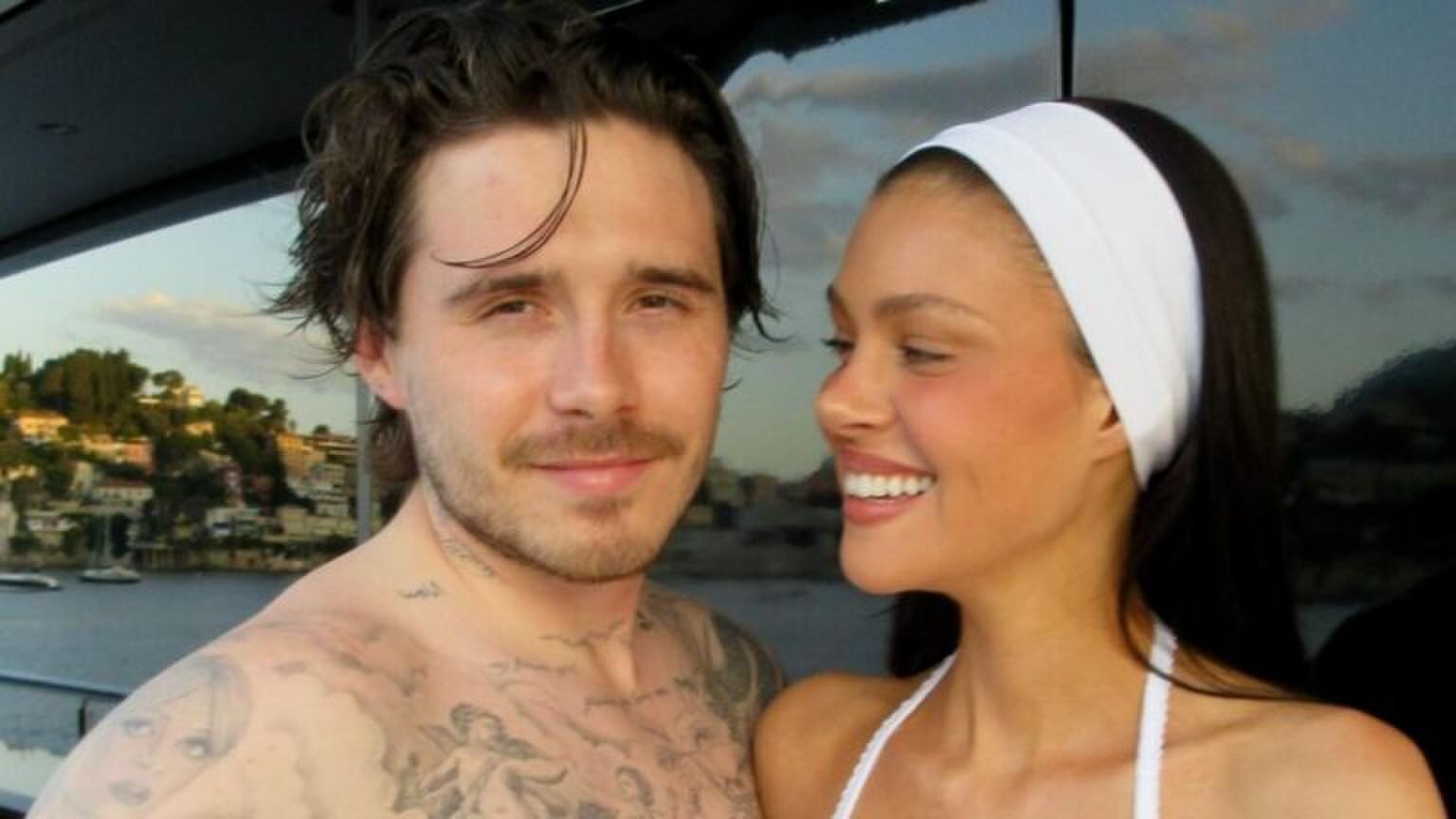 Foto van Nicola Peltz en Brooklyn Beckham.