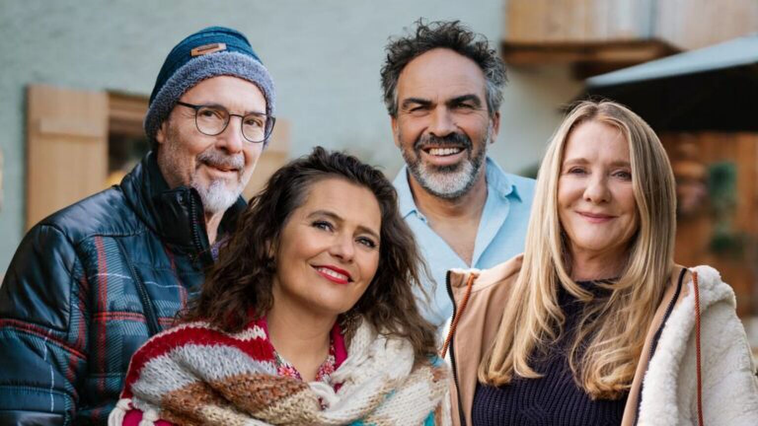 Robin, Claudia, Klaas en Monique uit Winter Vol Liefde.